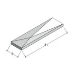 Wandkeramik Pyramide Abmessungen