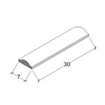 Hilpert Wandkeramik Bamboo 30 cm