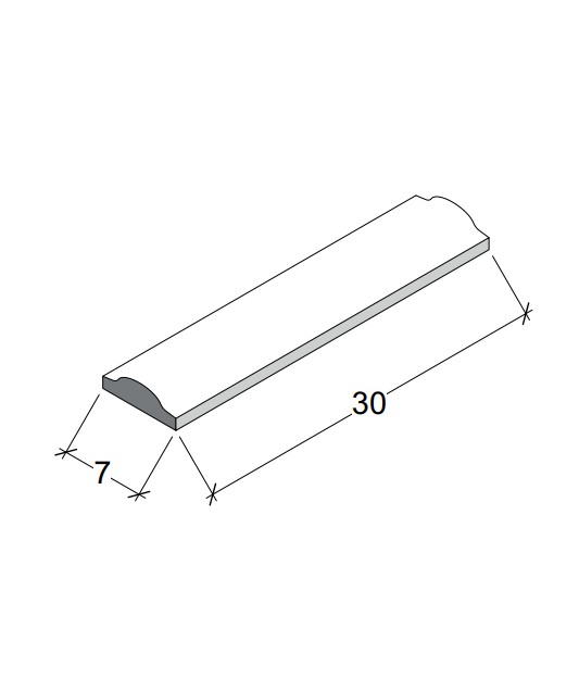 Hilpert Wandkeramik Bamboo 30 cm