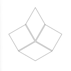 Hilpert Wandkeramik Quadrat-Raute 10/10