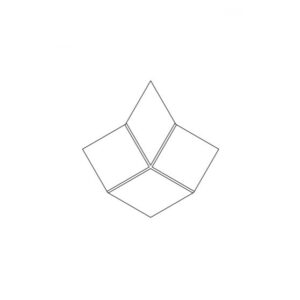 Hilpert Wandkeramik Quadrat-Raute 7/7