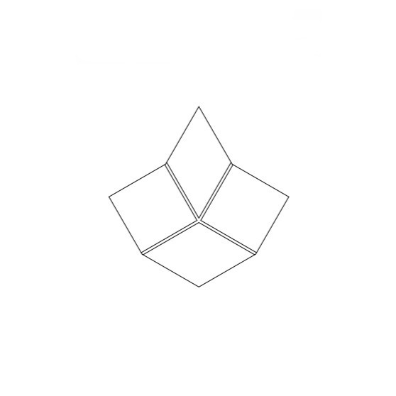 Hilpert Wandkeramik Quadrat-Raute 7/7