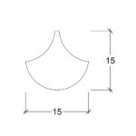 Hilpert Wandkeramik SCALE 15/15 cm Abmessungen
