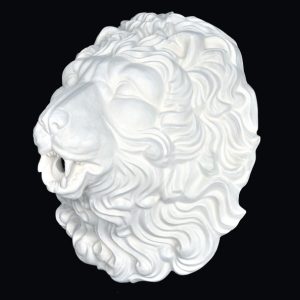 Keramikfigur Löwenkopf z.B. als Wasserspeier aus Keramik für Ihren Brunnen