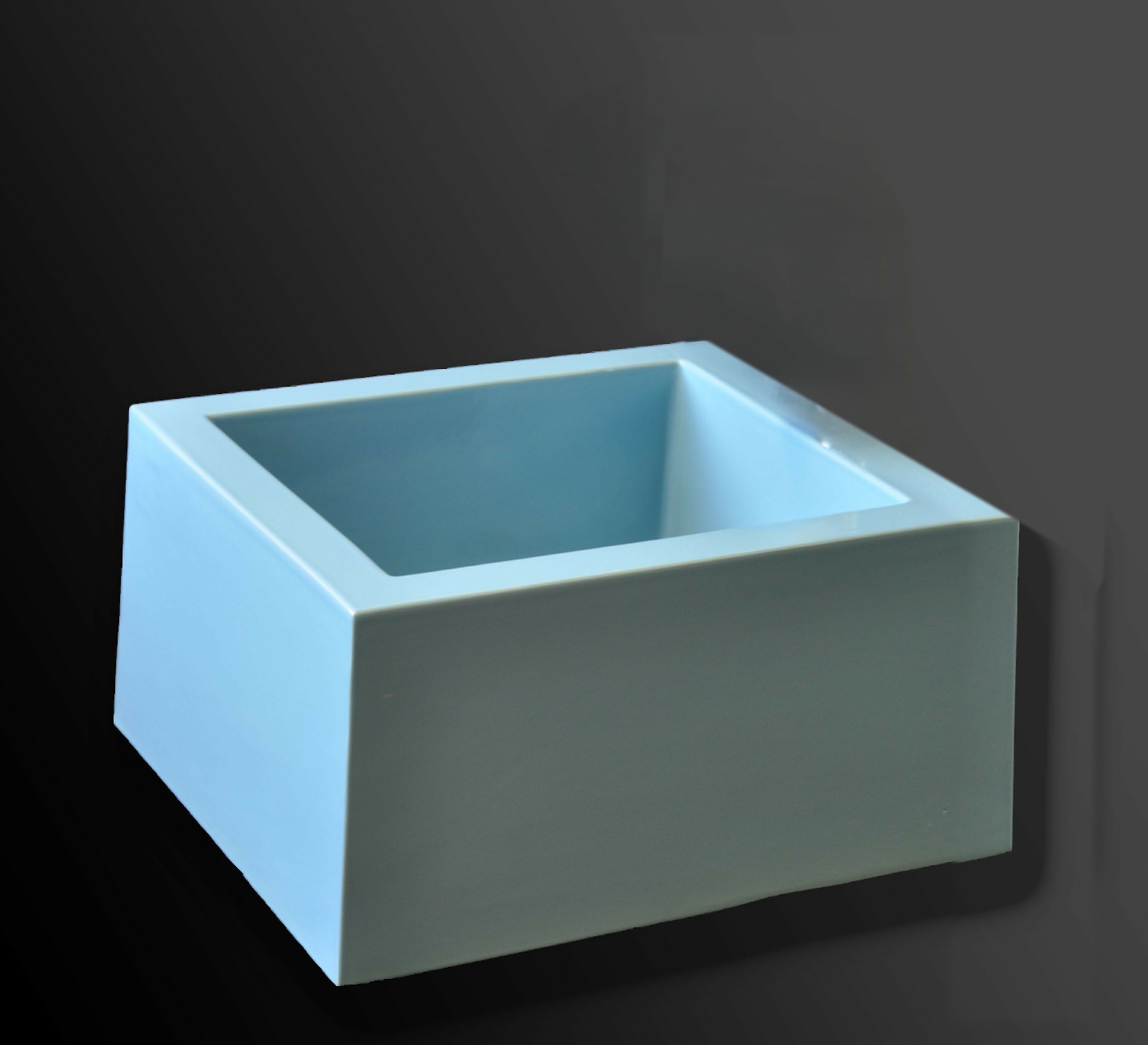 Hilpert Keramik-Fußbecken MONOBLOCK ohne Hahnloch