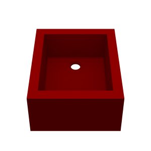 Keramik Fußbecken Monoblock (Becken ohne Hahnloch)